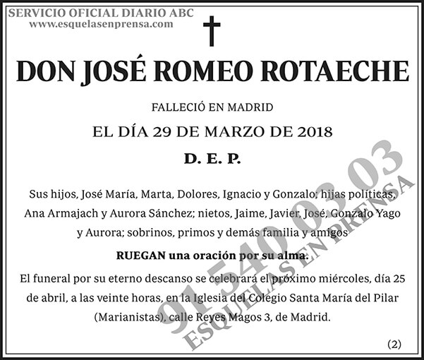 José Romero Rotaeche